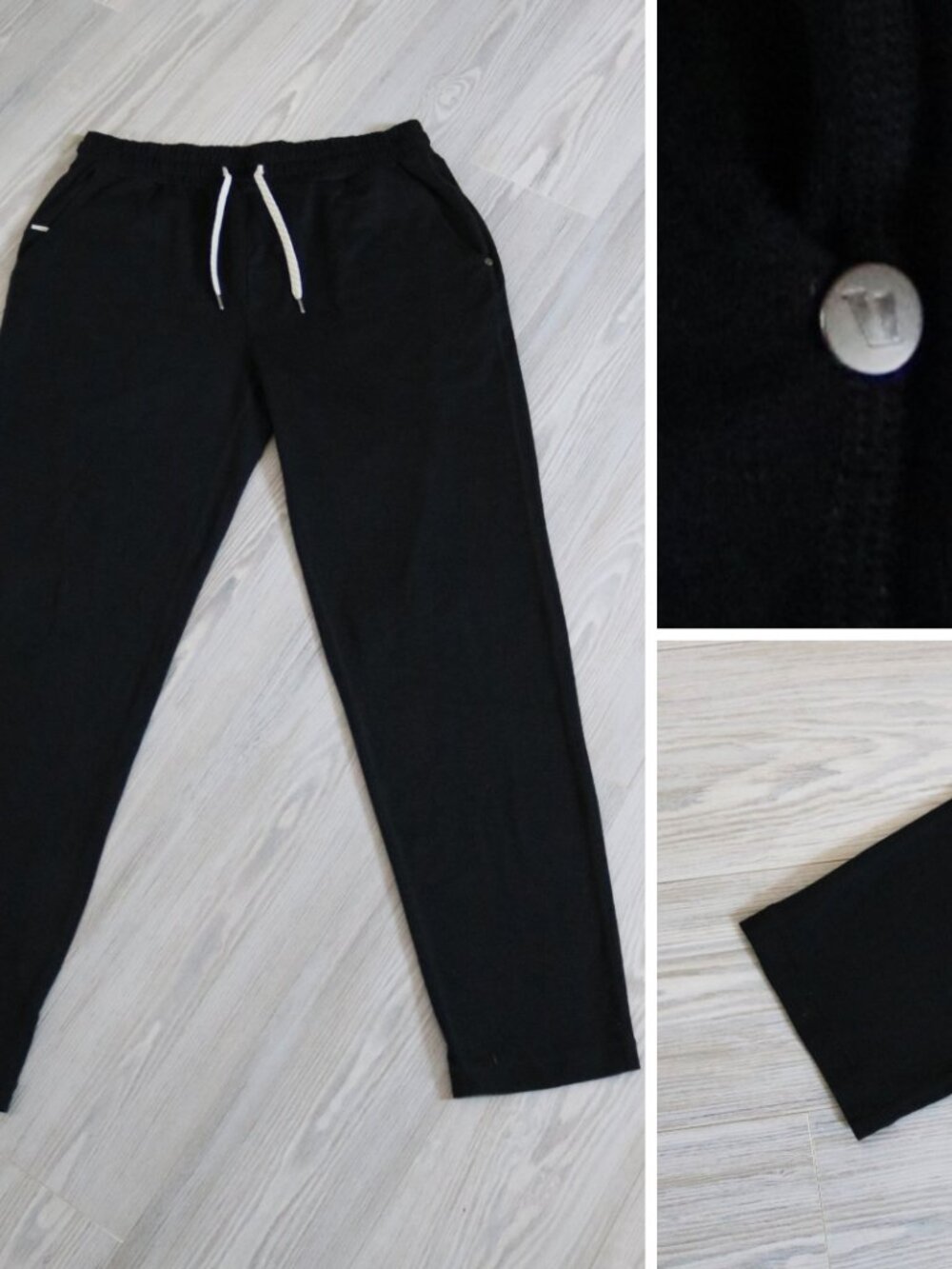 Vuori Ponto Performance Pant Men's L Black Dream-Knit Active Gym Sweatpants V418